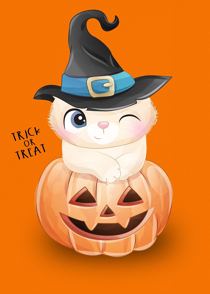 Cute Cat Halloween
