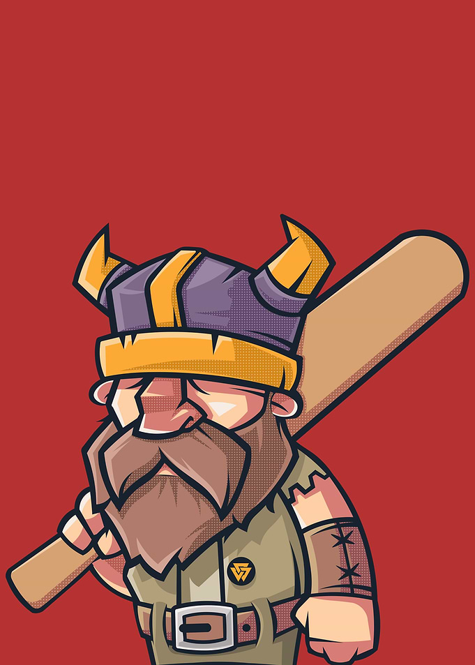 Barbarian Fratman Vector
