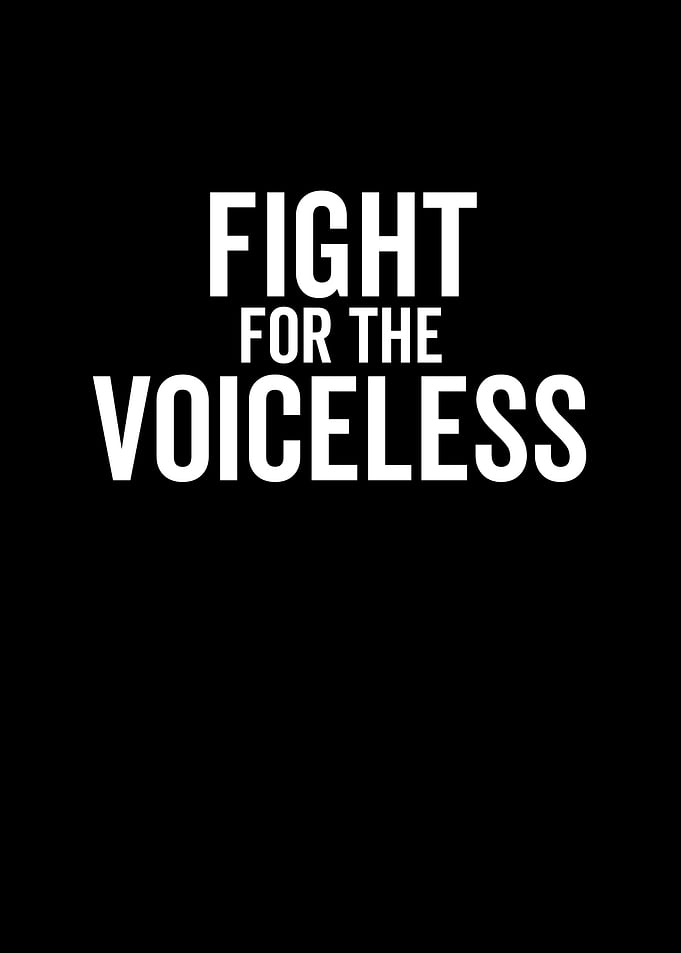 Fight For The Voiceless