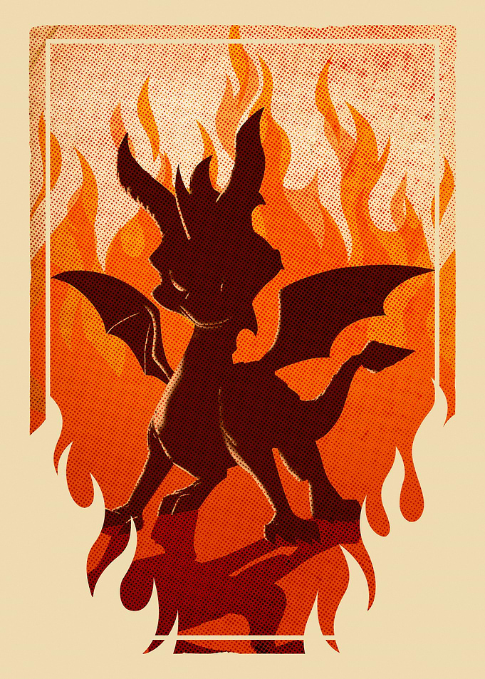 Flame Silhouette