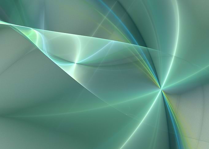 Blue Grey Green Abstract