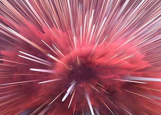 red abstract