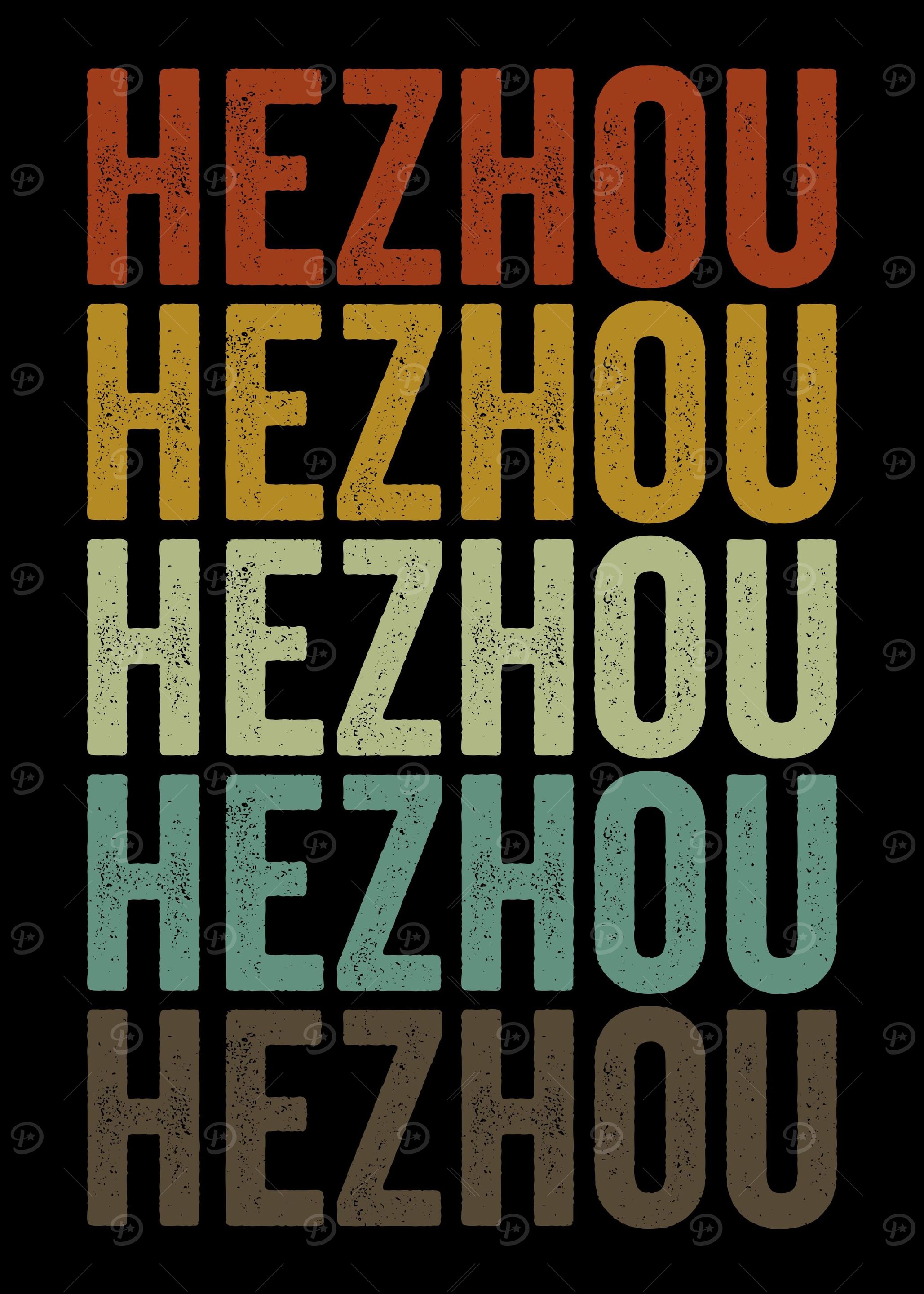 Hezhou China Retro Vintage