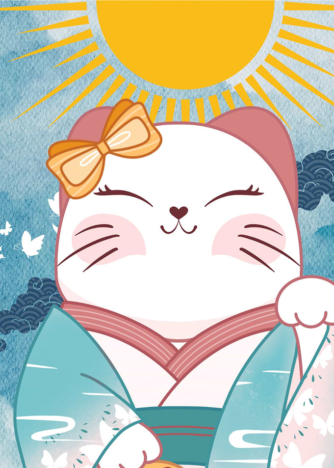 maneki neko Japanese Luck