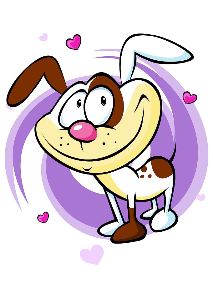 Cute Puppy with Long ears