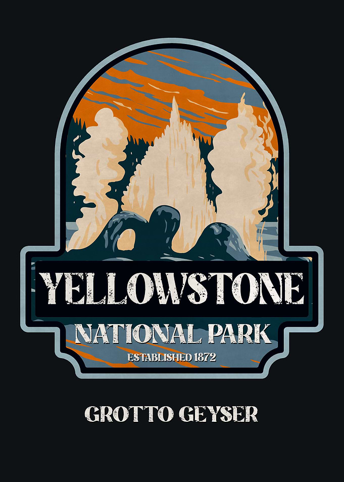Yellowstone Grotto Geyser