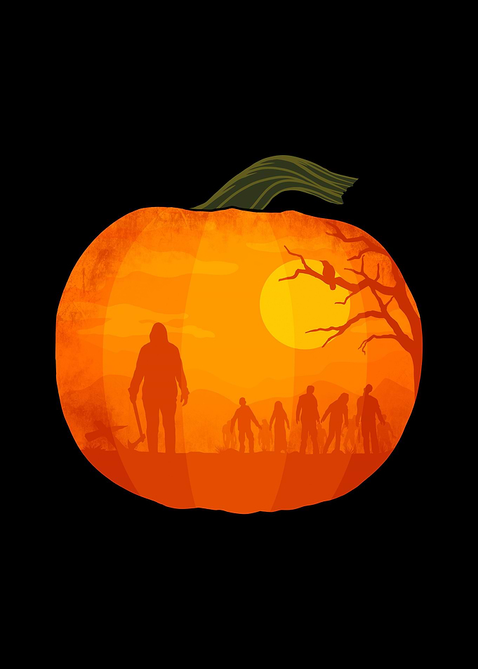 Halloween Pumpkin Zombies