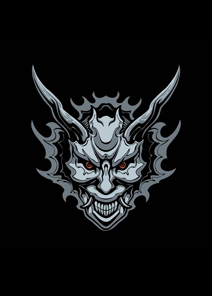 Oni japanese mask
