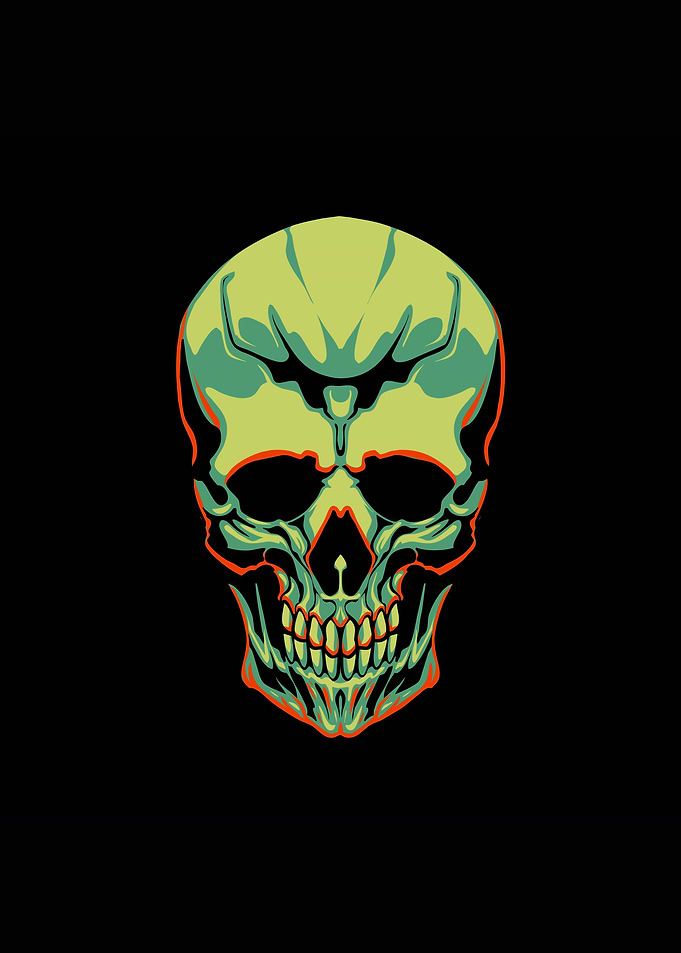 The skull head