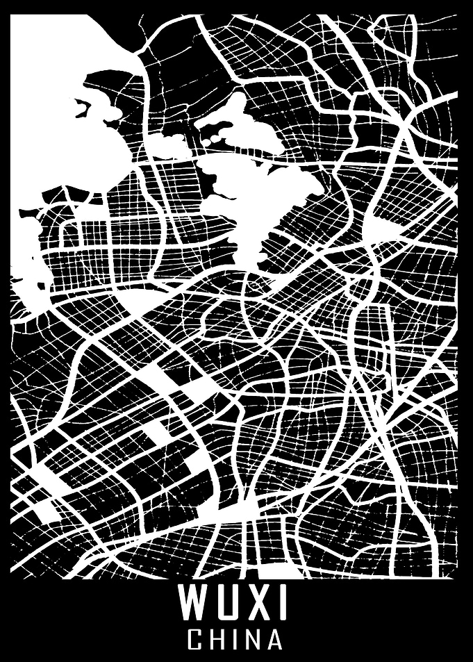 Wuxi China City Map