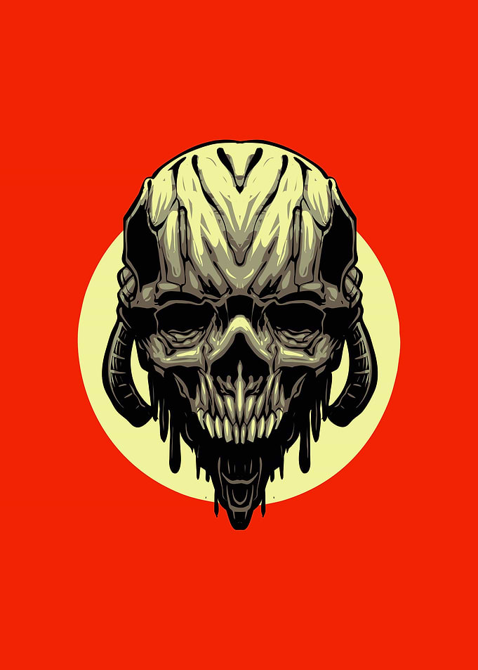The robotic skull head
