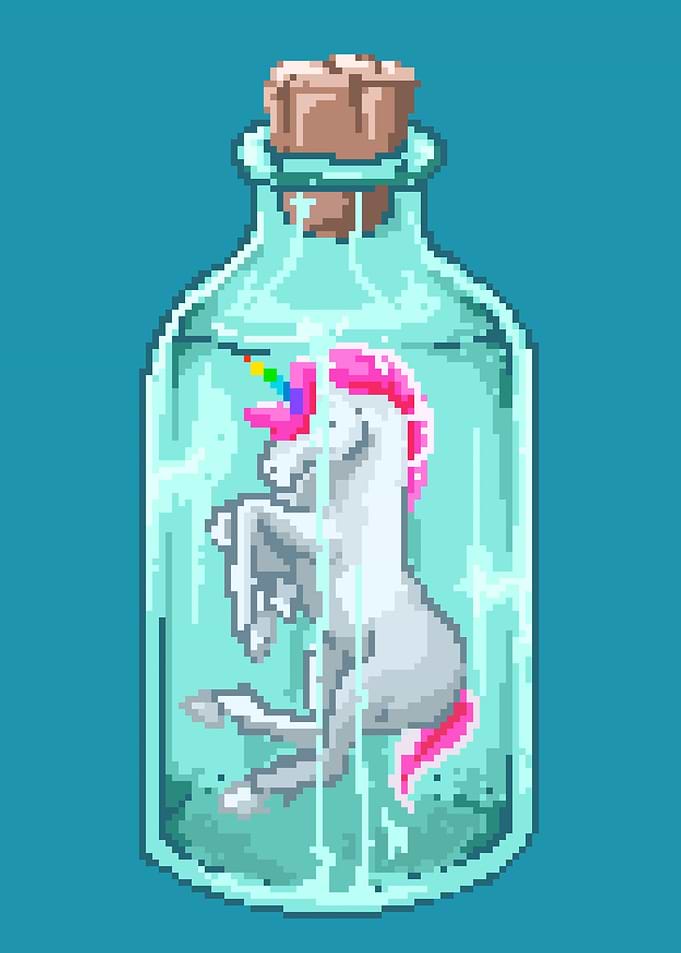 mini unicorn cute