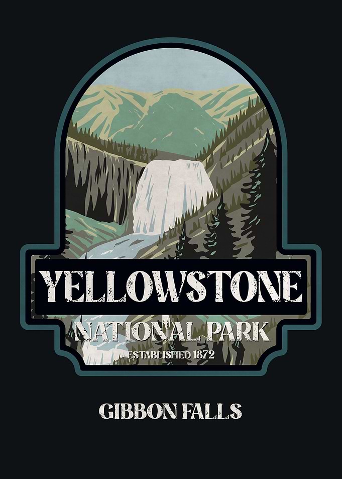 Yellowstone Gibbon Falls