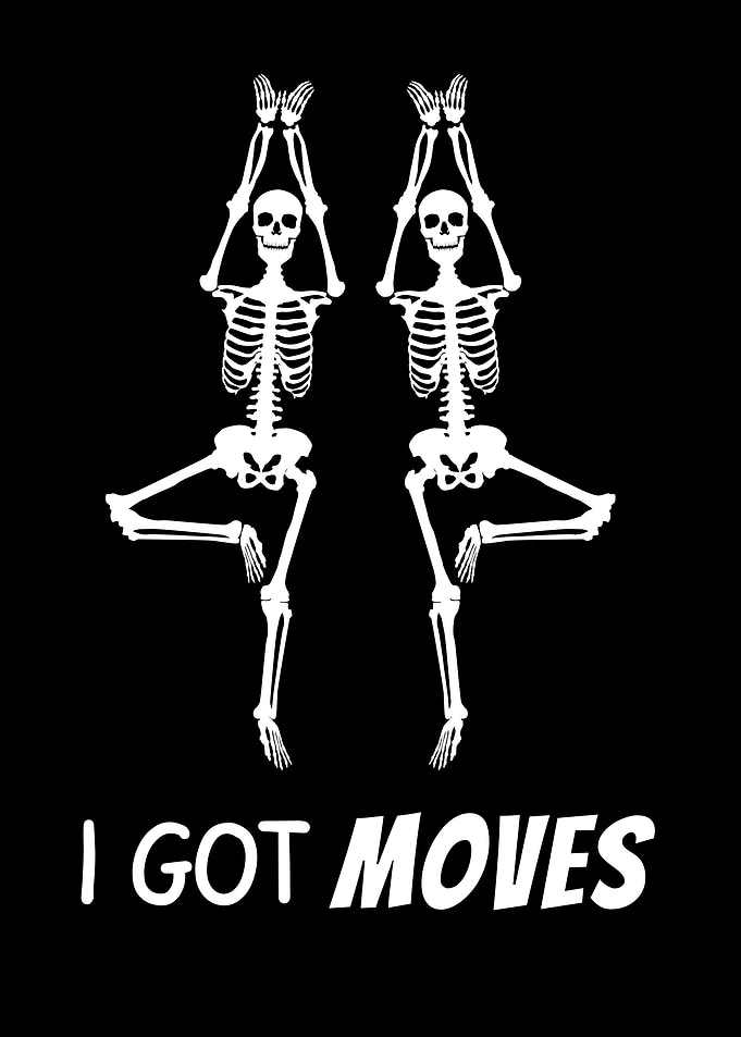 I Got Moves Dancing Skelet