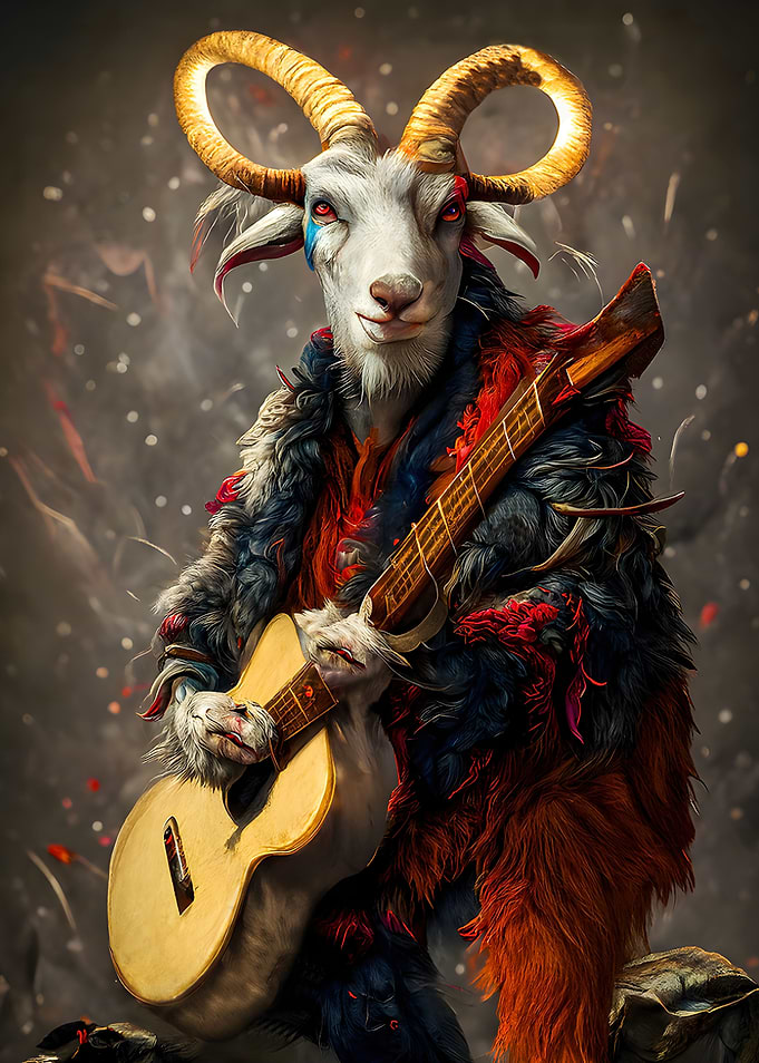 Pan the god of music