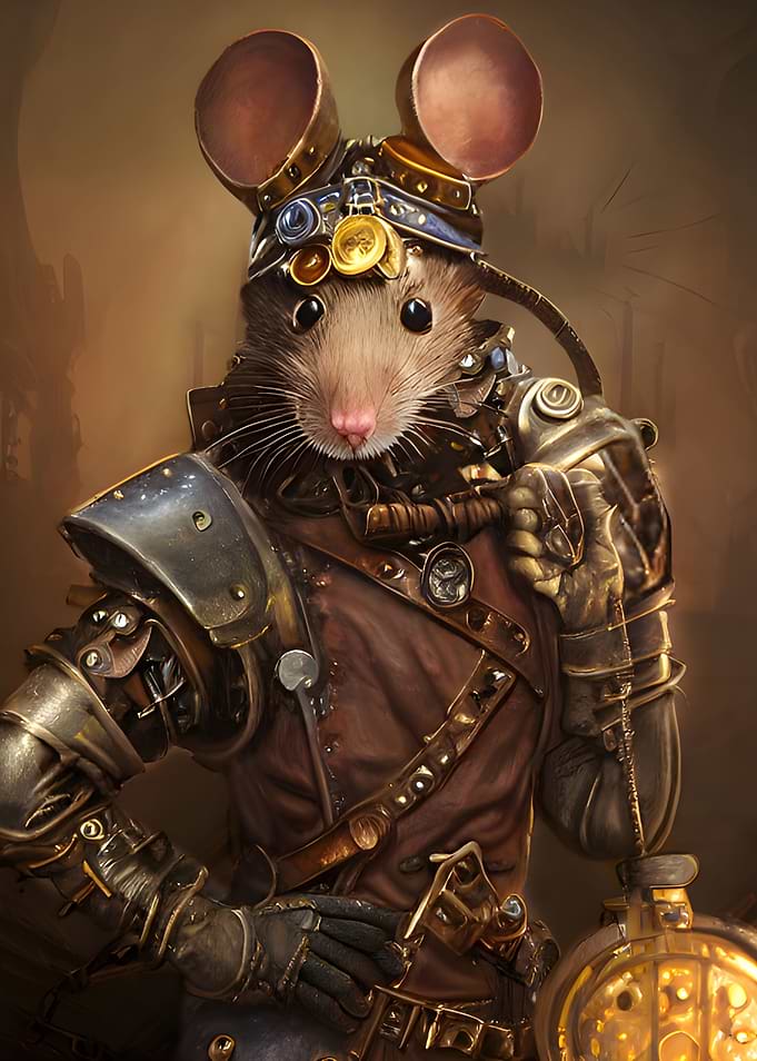 steam punk mice