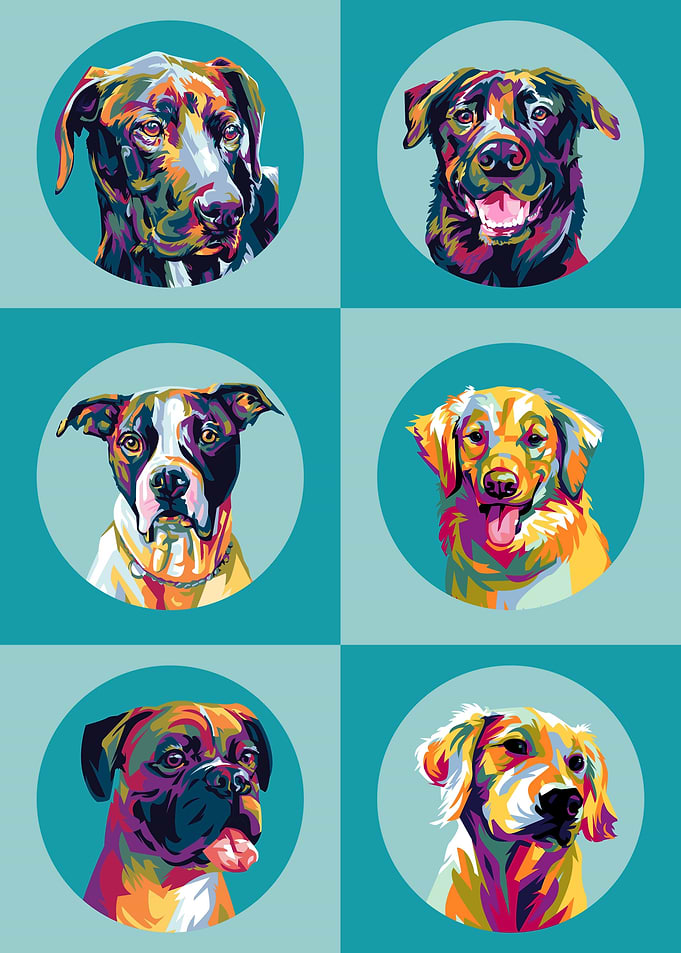 Dog Family Photo