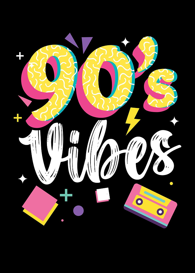 90s Vibes 1990 Vintage