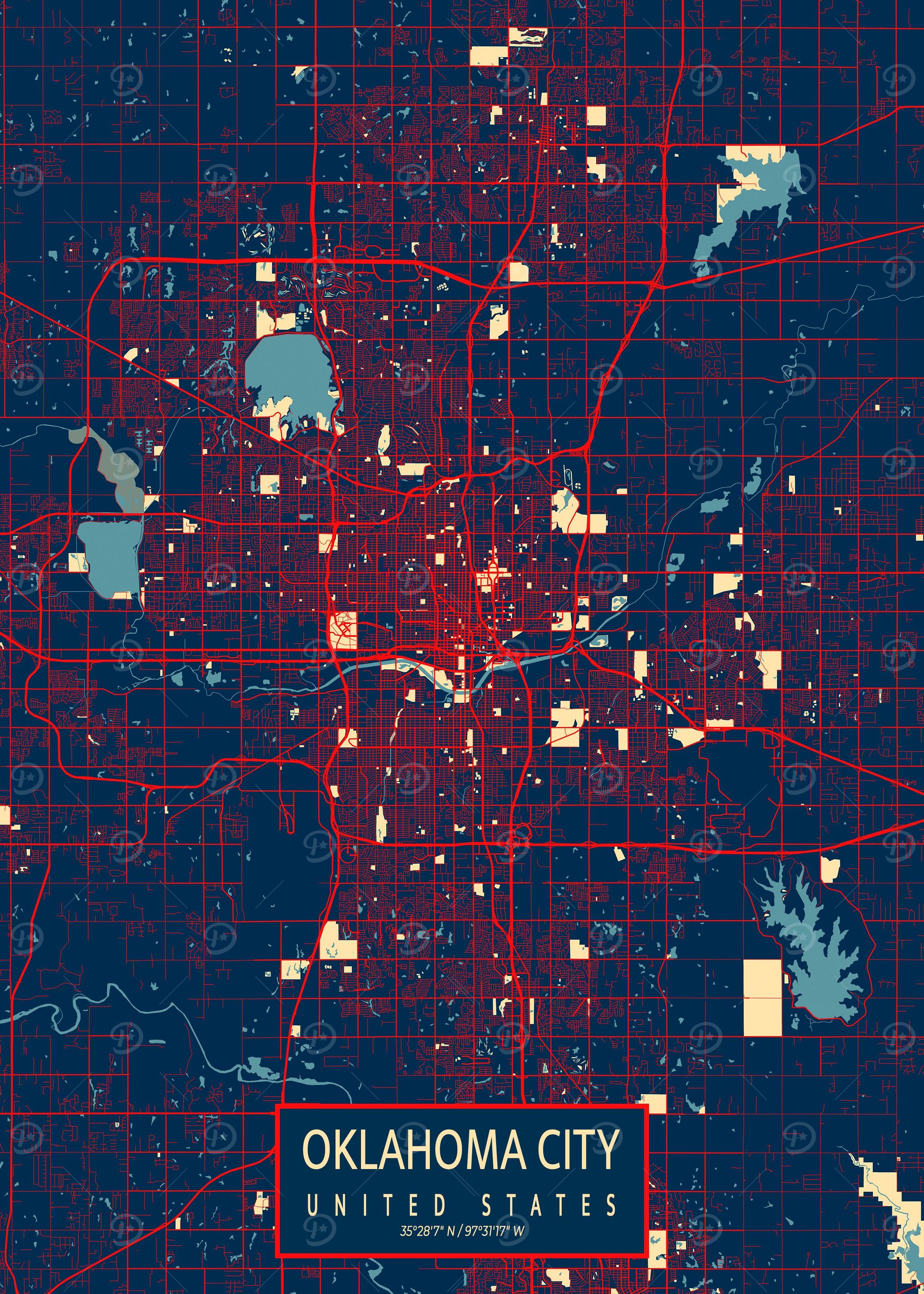 Oklahoma City Map Hope