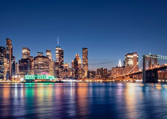 Manhattan At Twilight