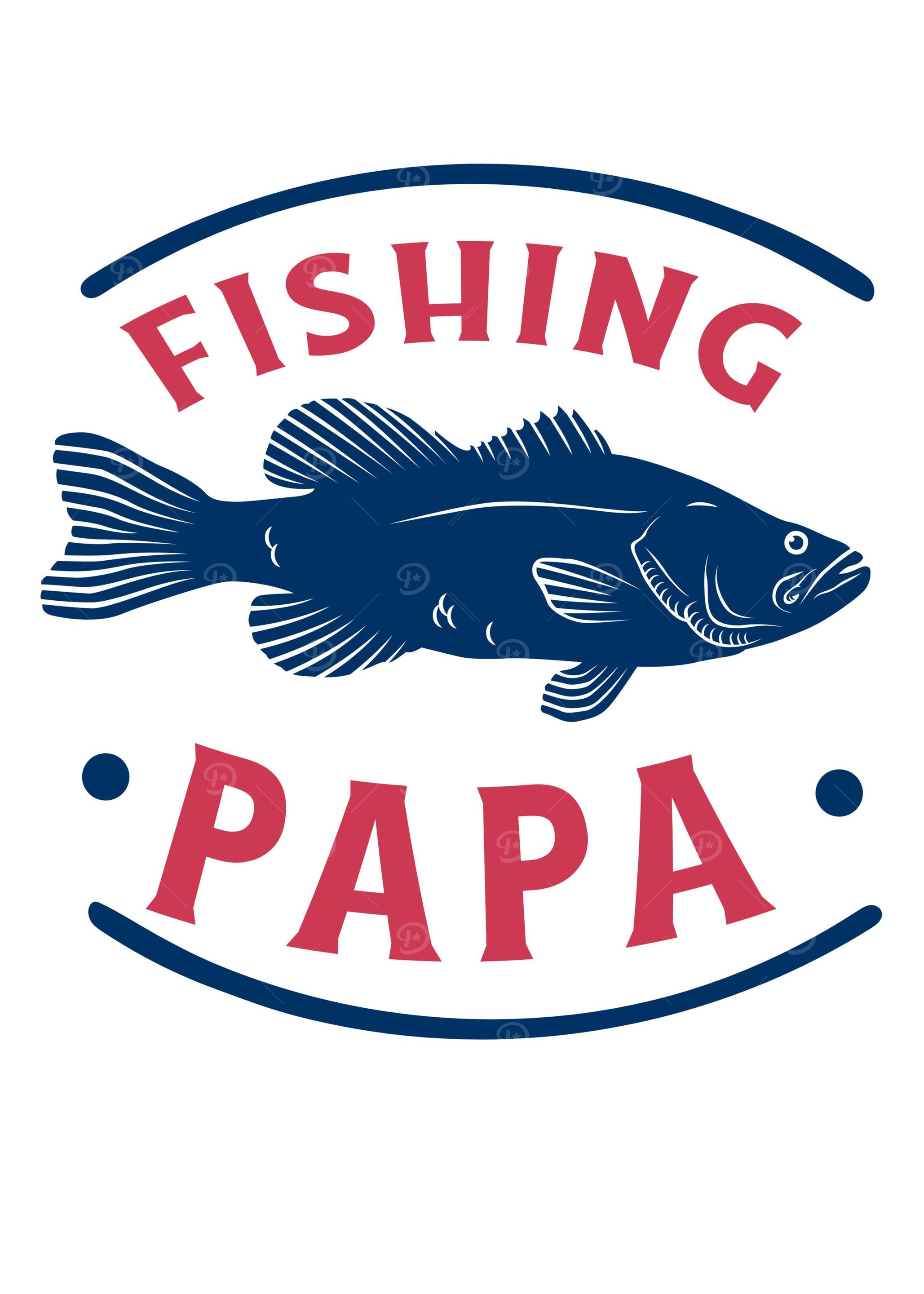 Fisher Dad Fishing Papa