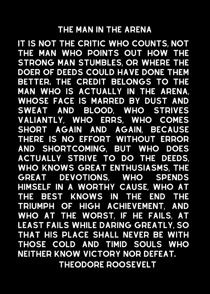 Theodore Roosevelt Quote