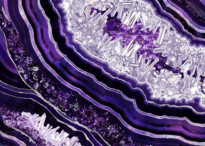 Purple Amethyst Geode