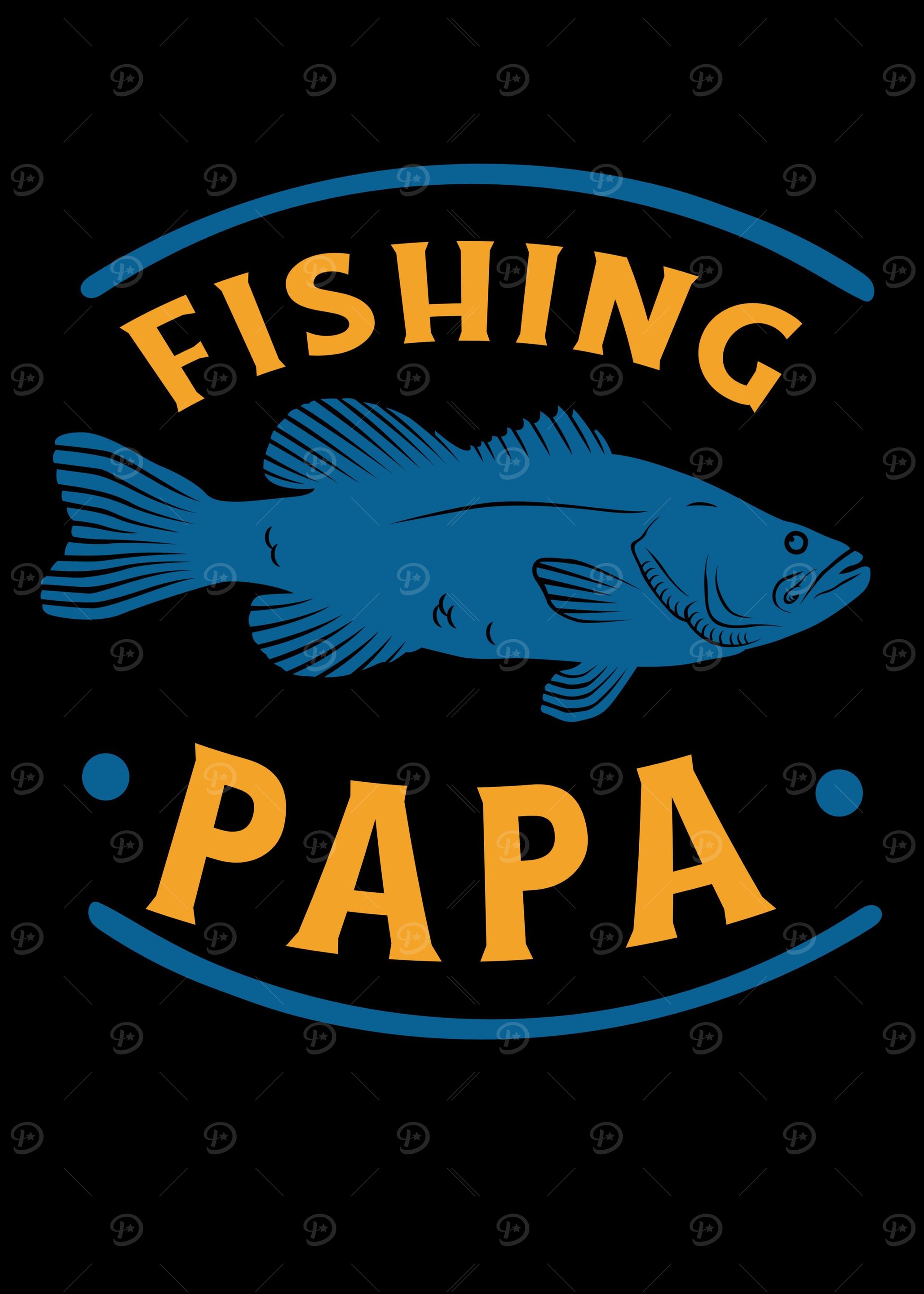 Fisher Dad Fishing Papa