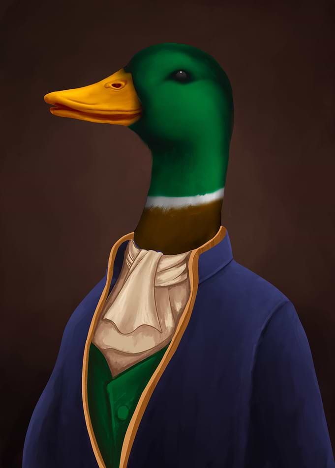 duck painting