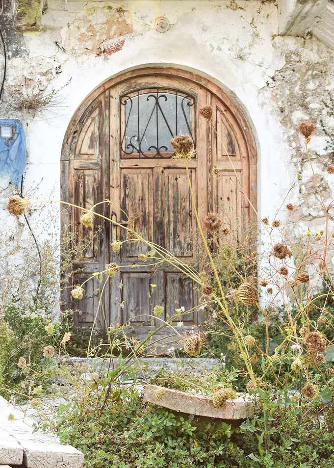Old dirty door