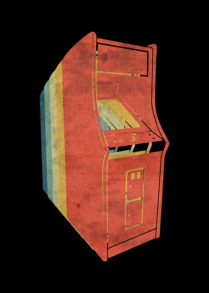 Arcade Game Retro Vintage