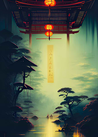 Asian Forbidden Temple