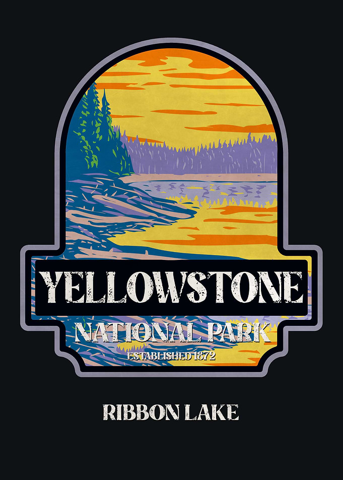 Yellowstone Ribbon Lake