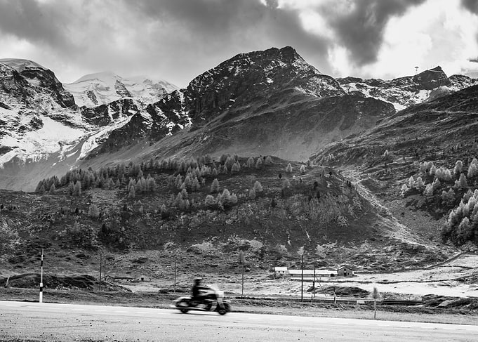 The motorcyclist