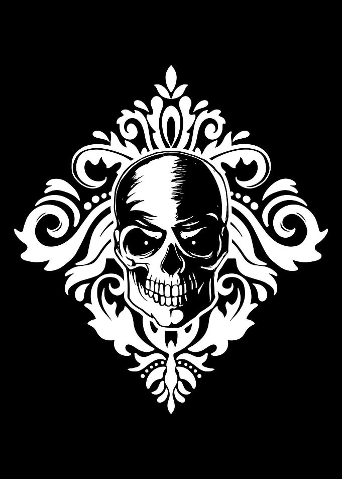 Baroque Aesthetic Skull