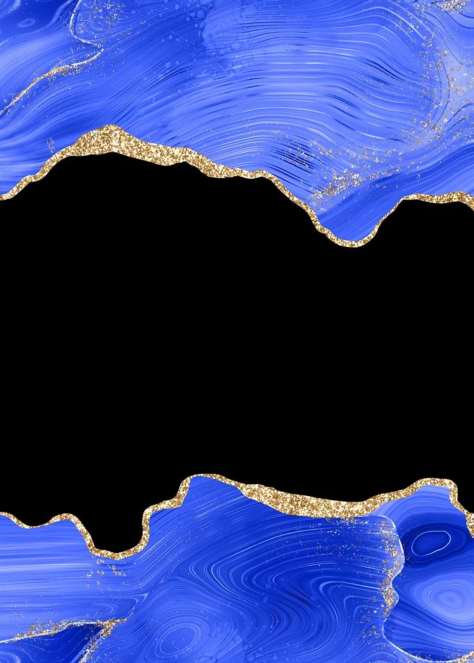 Royal Blue Gold Agate 02