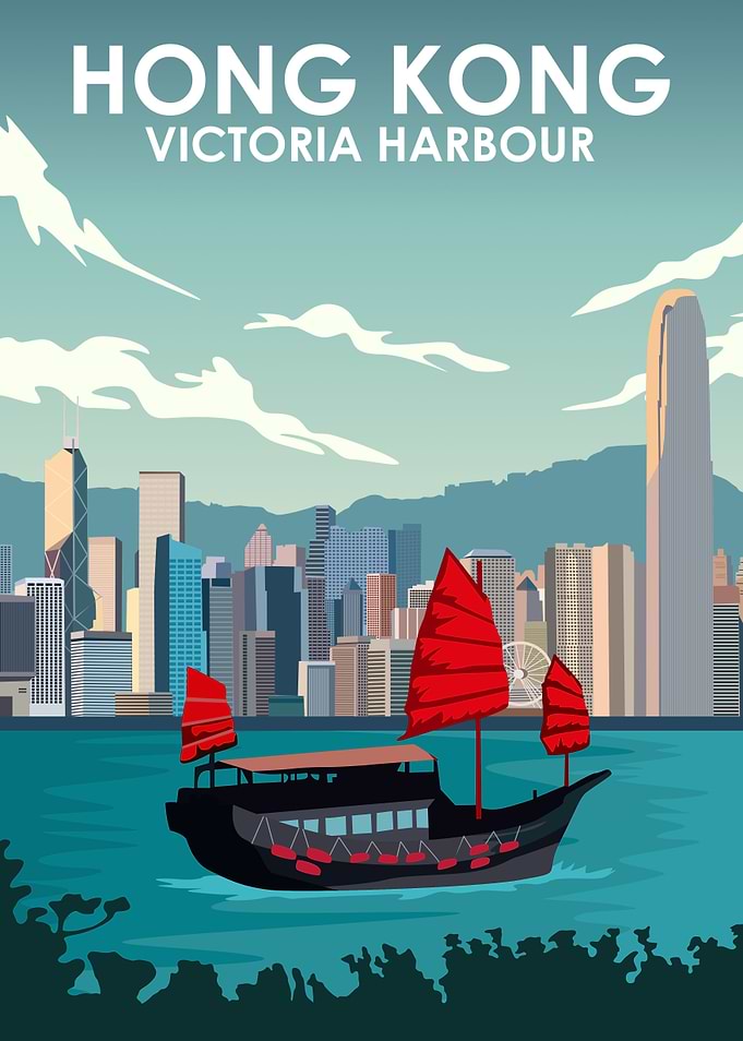 Hong kong Victoria Harbour