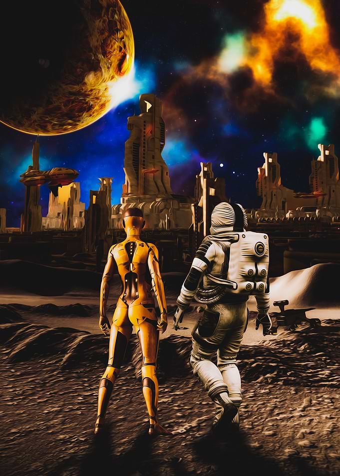 Spaceman Space Robot