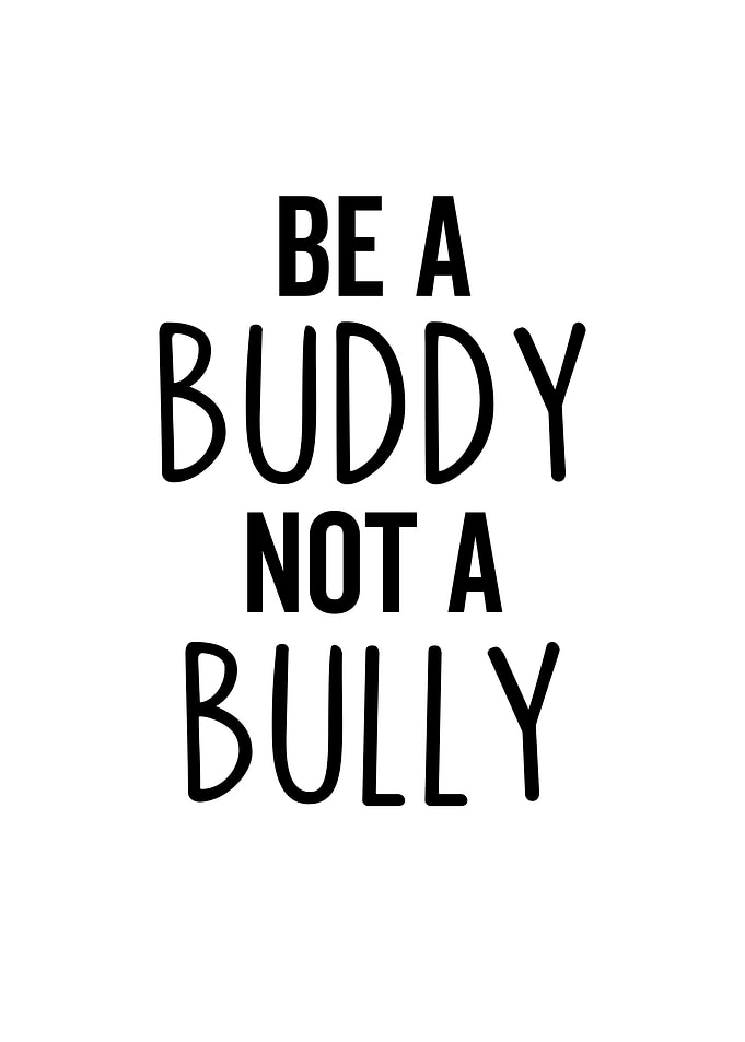 Be a Buddy Not a Bully