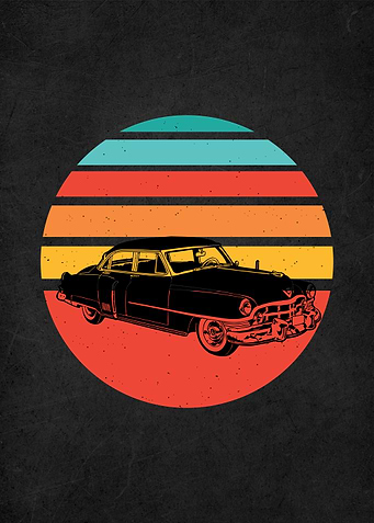 classic car retro 80s