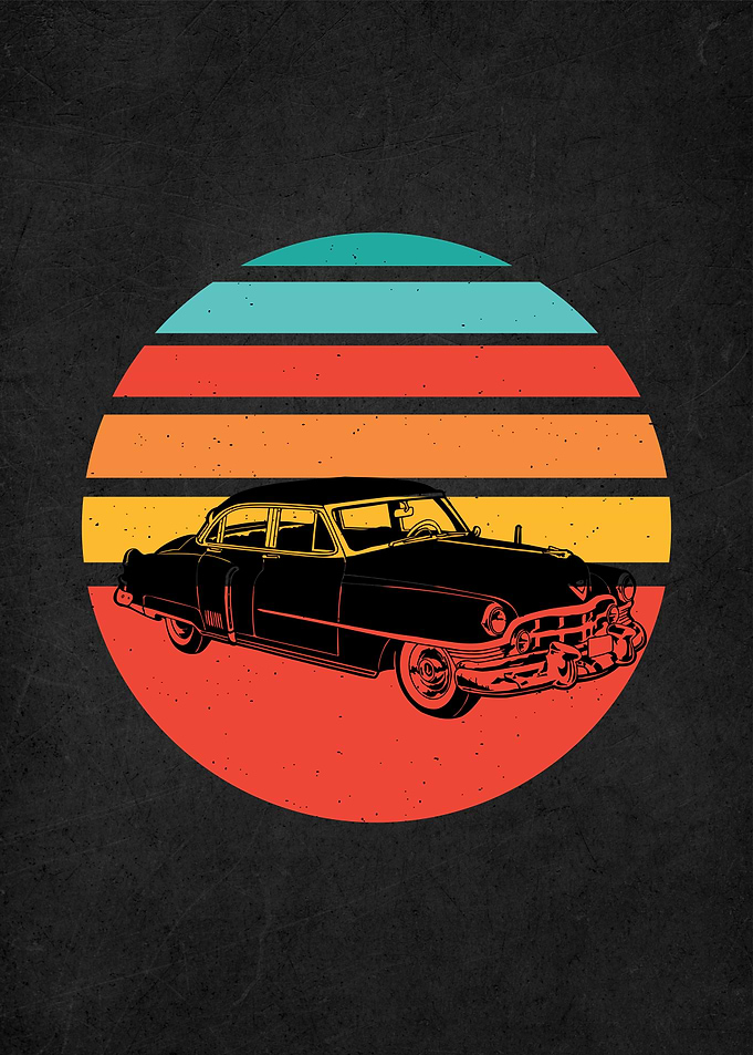 classic car retro 80s