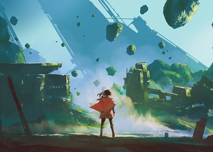 Man in the red
