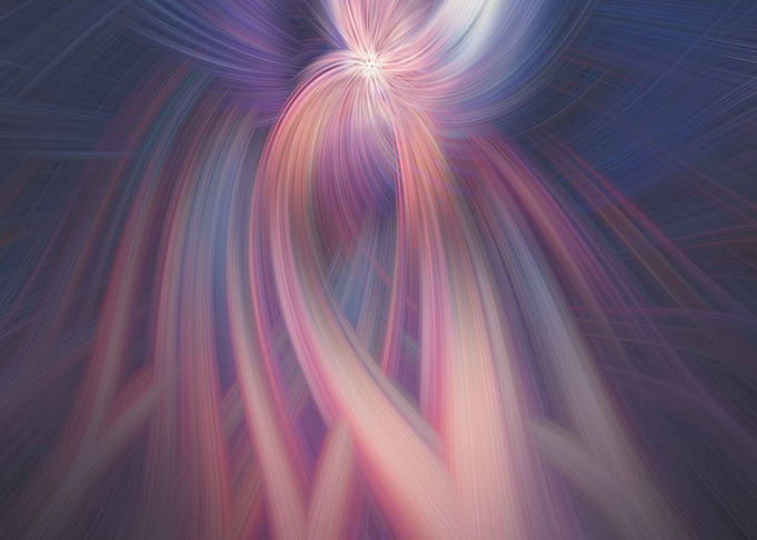 Pink tendrils