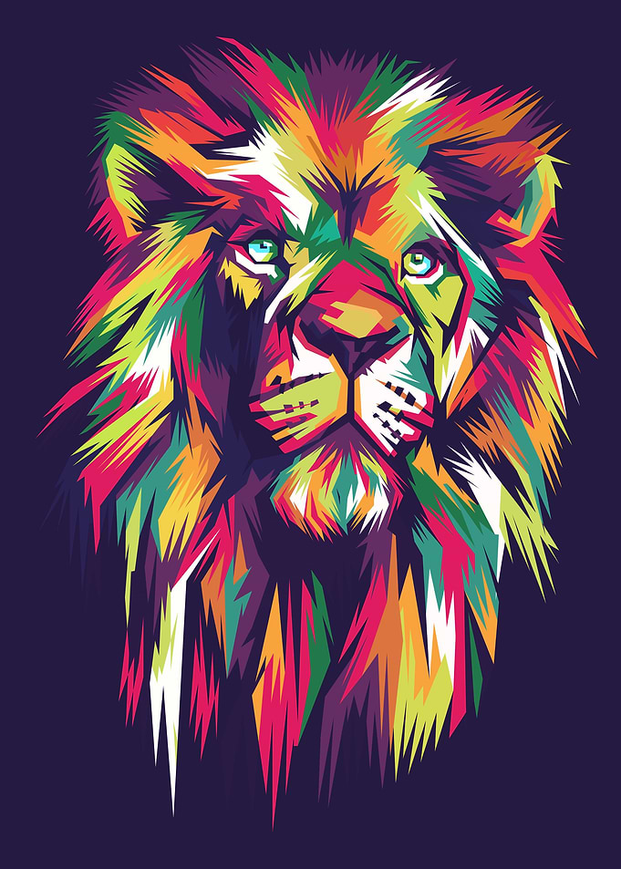 Lion king head Wpap