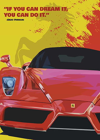 Ferrari pop art