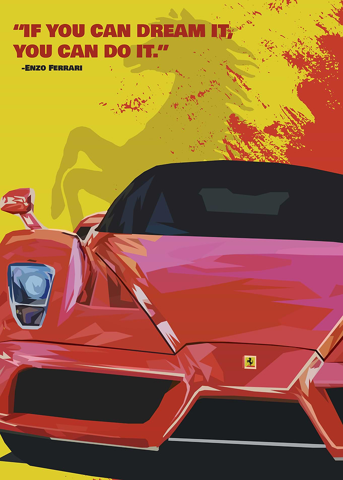 Ferrari pop art