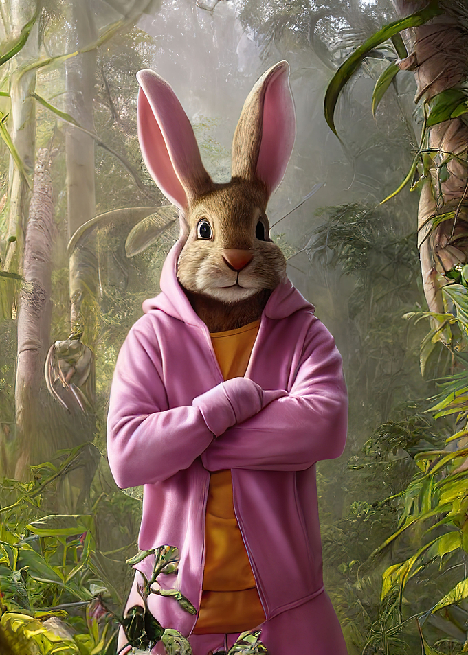 Hoodie rabbit