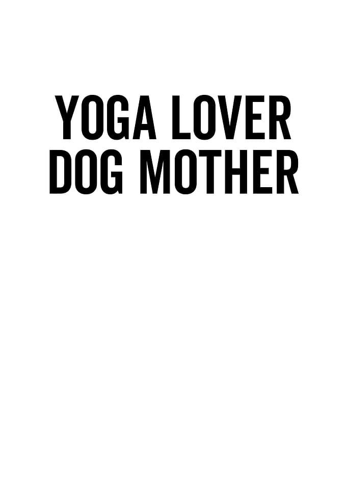 Yoga Lover Dog Mother