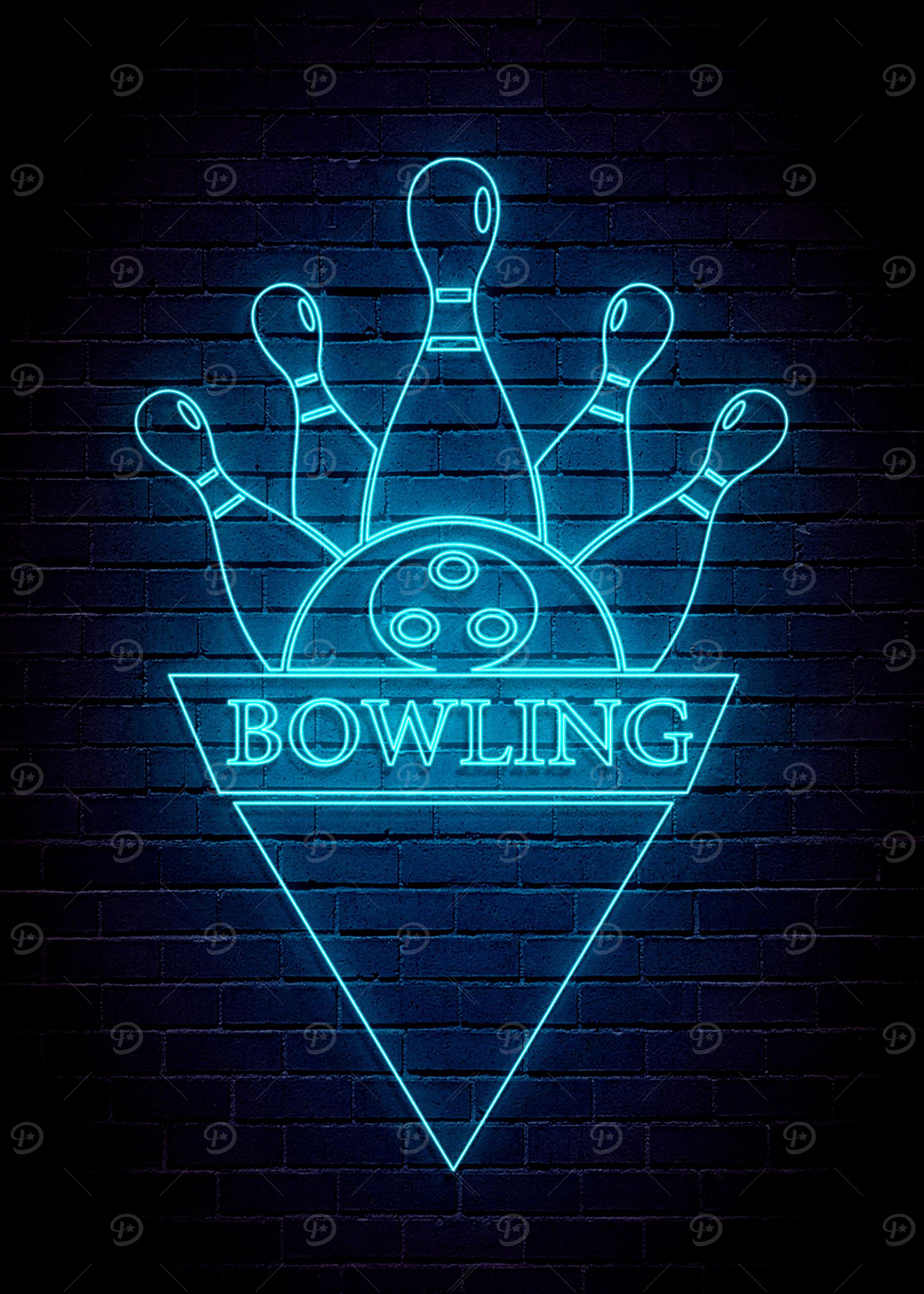 BOWLING triangle