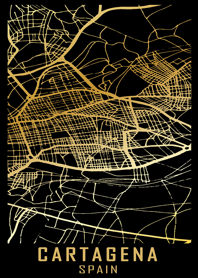 Cartagena Spain City Map